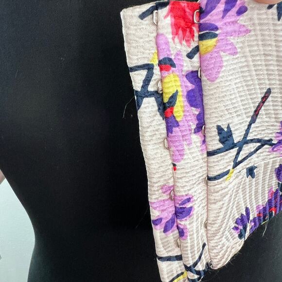 Jill Stuart Collection Priscilla Beige Josephine Crop Tank Top Square Neck 2 NEW - Picture 7 of 12